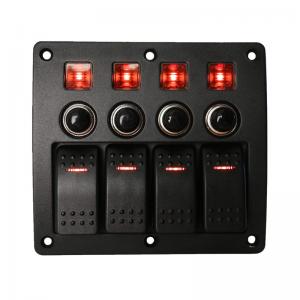 ELING 4 Gang Rocker Switch Panel
