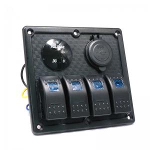 ELING 4 Gang Switch Panel(Voltmeter and USB Charger)