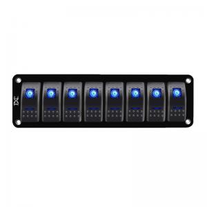ELING 8 Gang Rocker Switch Panel