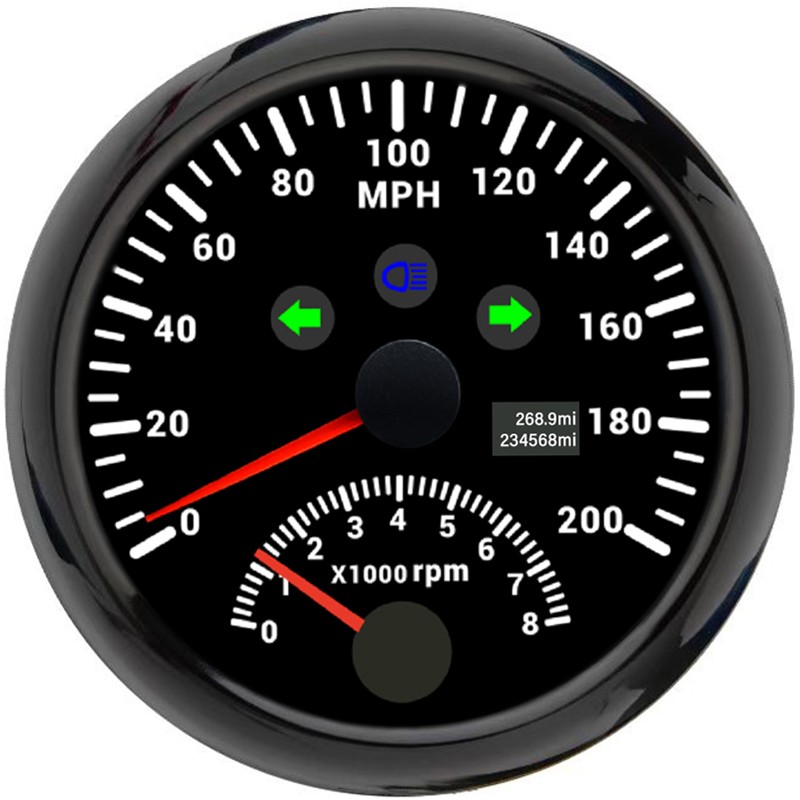 ELING CX GPS Speedometer Tachometer