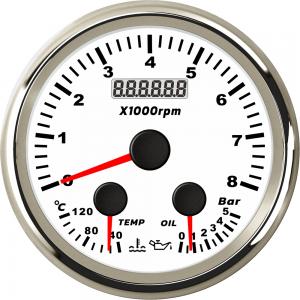 ELING ECP 3 in 1 Tachometer 8000RPM