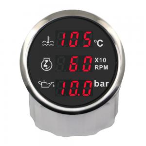 ELING Water Temp Tachometer Oil pressure Gauge Meter